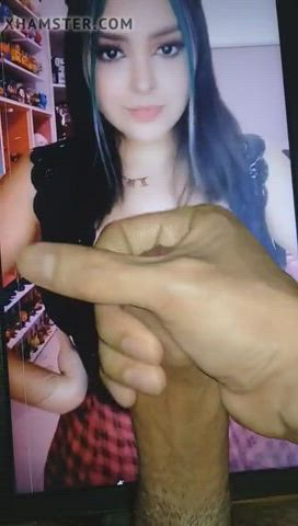 Big Dick Big Tits Cum Cumshot Teen TikTok Tribute gif