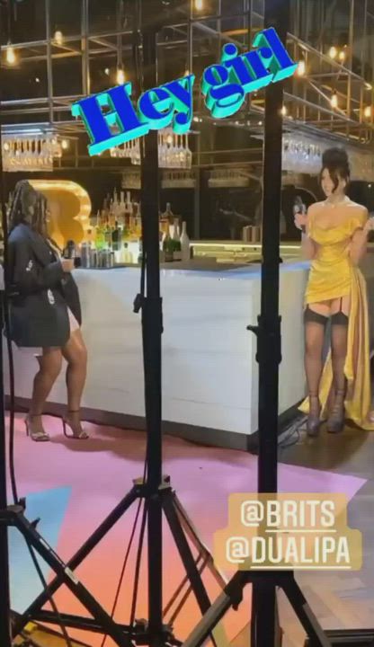 Albanian British Brunette gif
