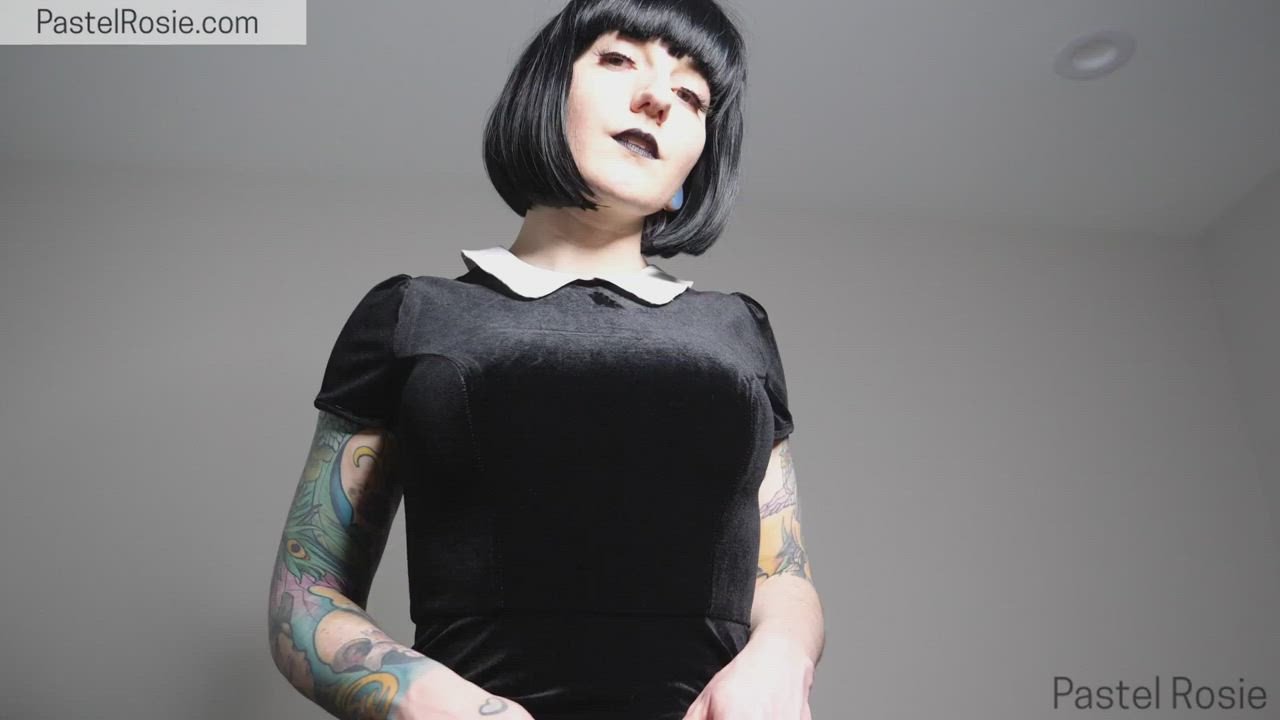 Booty Fishnet Goth gif