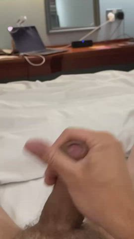 Relieving some tension at the hotel