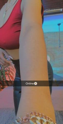 ass big ass big tits boobs booty latina leather strap on gif