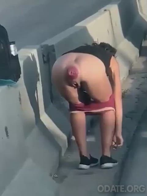 asshole prolapse public r/nsfwfunny gif