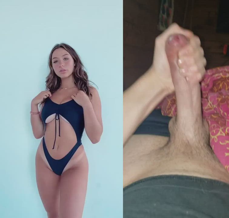 BabeCock Big Dick Bikini Cum Monster Cock Pawg Teen gif