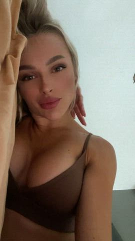 blonde selfie sex gif