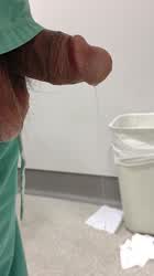 Dripping at work, this drop just kept on hanging