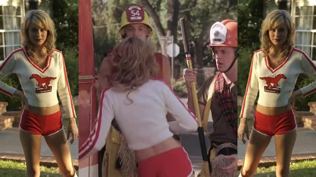 Brie Larson - House Broken (2009) - brief highlights of her backstory in short shorts