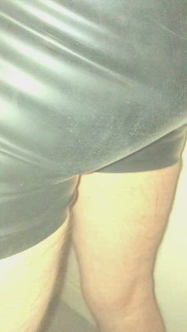 Balls Big Dick Bouncing CBT Dancing Kinky Latex Male Masturbation Shaved UK Uncut