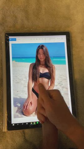 Asian Cumshot Facial Tribute gif
