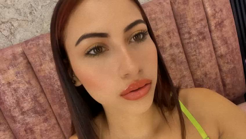 latina natural tits petite public gif