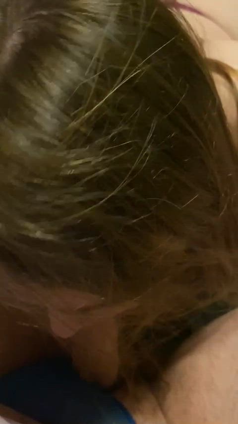 blowjob choking deepthroat tits trans uncut gif