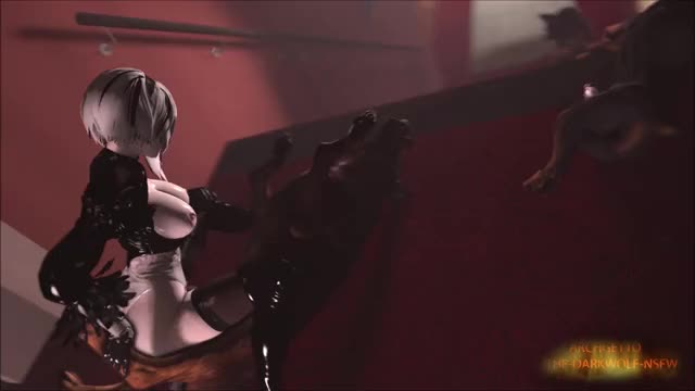 3D Beast HMV Animation - A Sexy Android K9 Party - Angle 84