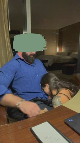 My secretary prefer to be paid..under the table