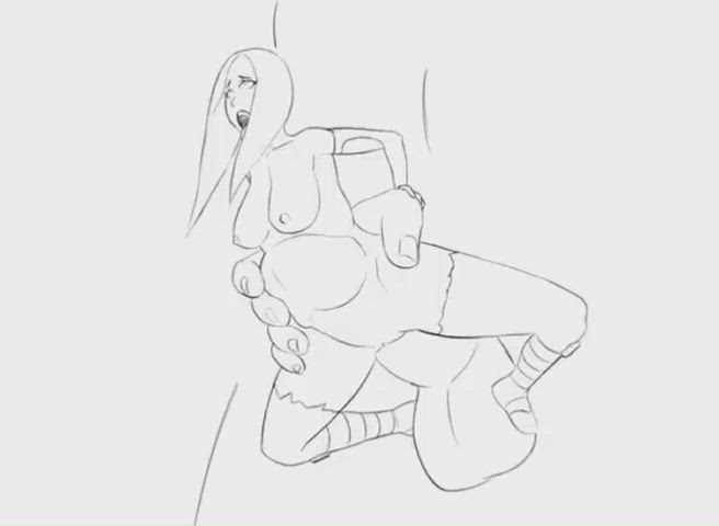 Animation Extreme Hentai Monster Cock NSFW Size Difference gif