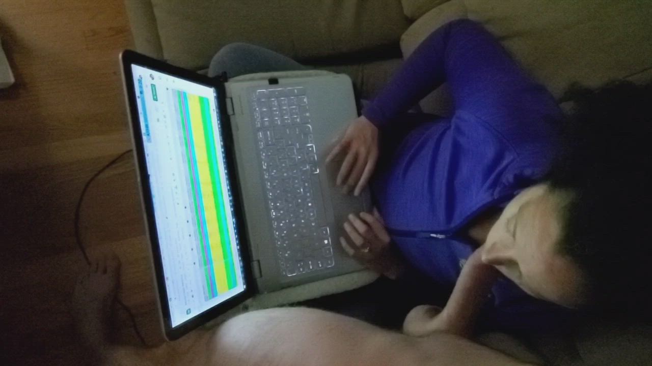 Cock Sucking Work gif