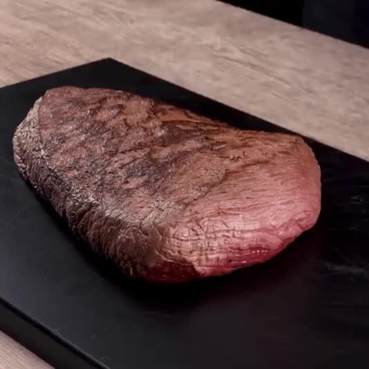 Turning meat inside out