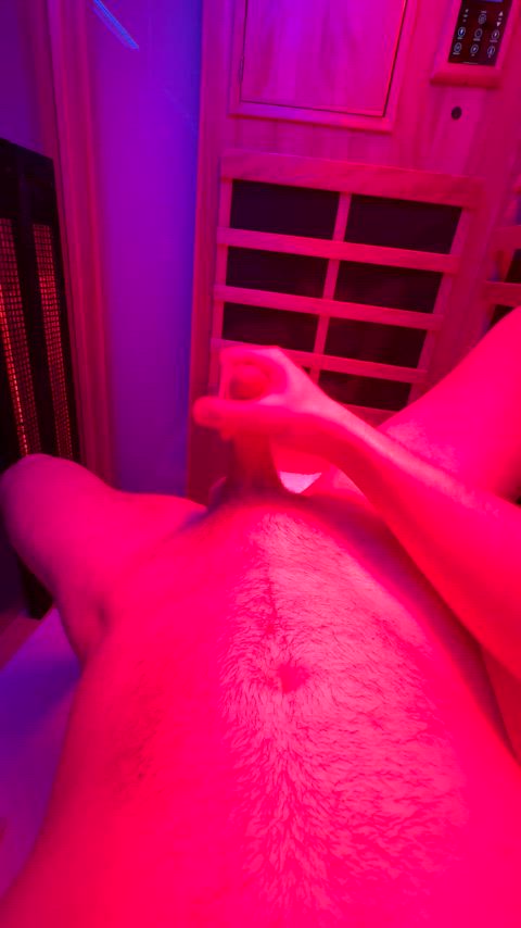 cumshot gay jerk off male masturbation masturbating orgasm public sauna solo gif