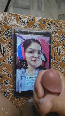 celebrity face fuck facial gamer girl indian jerk off spit tribute gif