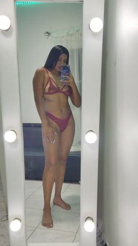 ass brunette latina lingerie gif