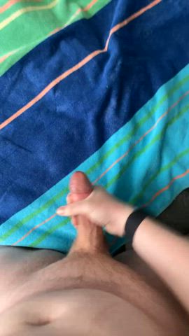amateur cock cum cumshot jerk off masturbating gif