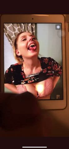 2nd one in the day! Who love to get my cum covered? Dm me