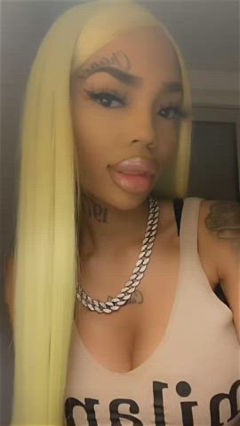 homemade lips selfie slow motion gif