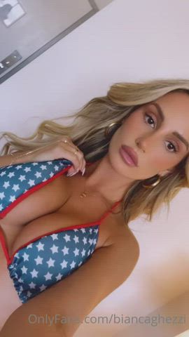 Bikini Tanned Tits gif