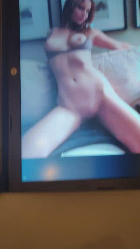 celebrity cock cum cumshot jennifer lawrence masturbating teen tribute gif