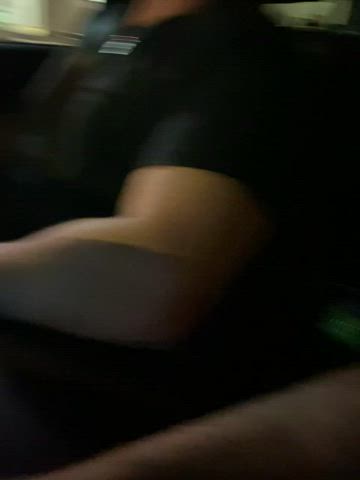 Met a couple for some drinks and couldn’t wait to get my hands on her in the car