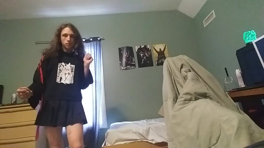 crossdressing femboy sissy thighs twink gif