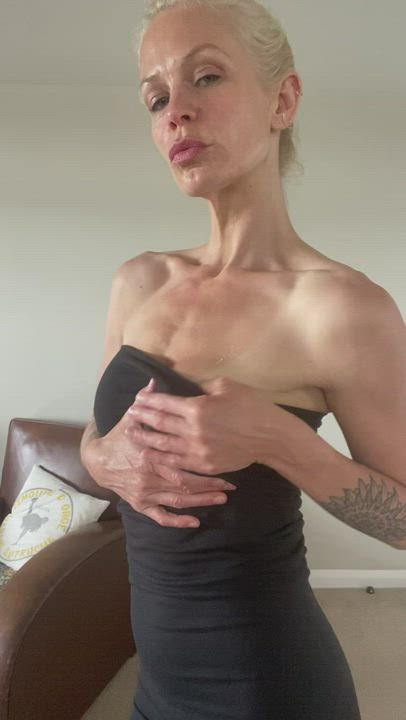 Big Tits MILF Tease gif