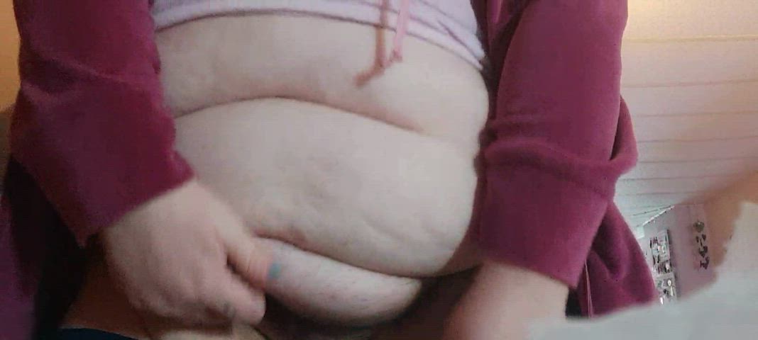 My fupa is so heavy, it was hard to lift