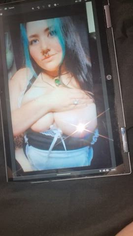 amateur big dick big tits boobs masturbating tribute r/tributeme gif