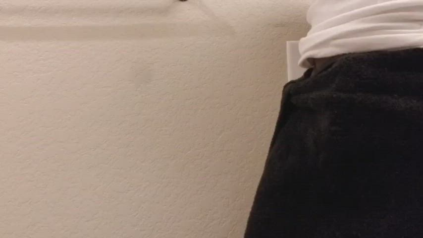 Oops, dropped the towel...