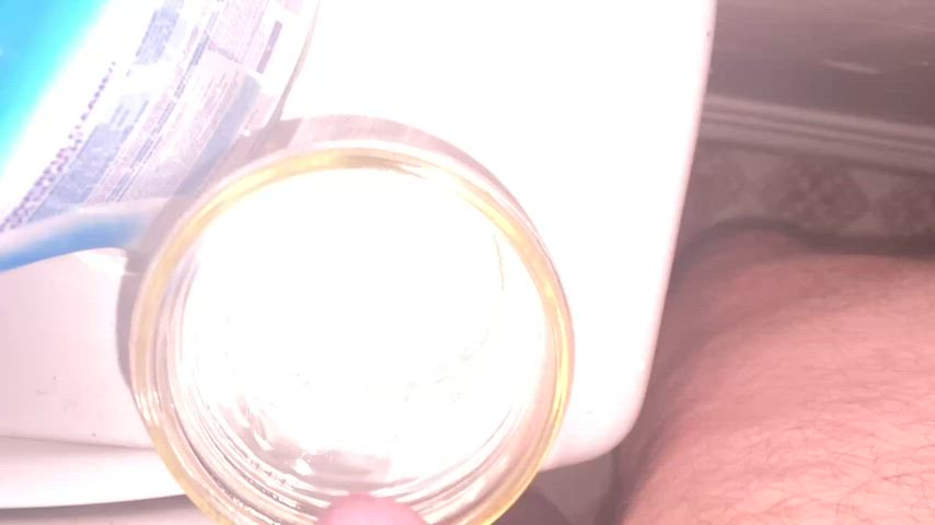 Pissing in a jar