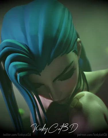Jinx x Mundo (KinkyCat3D)