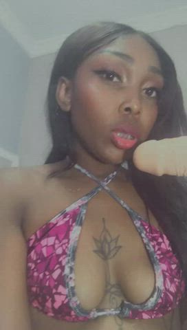 18 years old blowjob cumshot deepthroat ebony orgasm spit gif