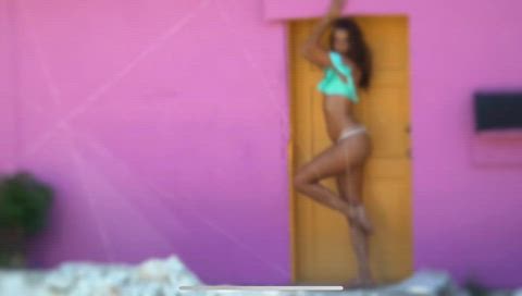 barbara palvin beach model gif