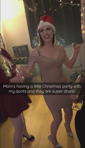 Mom Got Wild At the Christmas Party [Part 1/2]