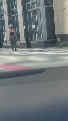 Candid Leggings Pawg gif