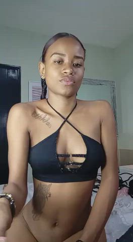 ebony naked pussy spit gif