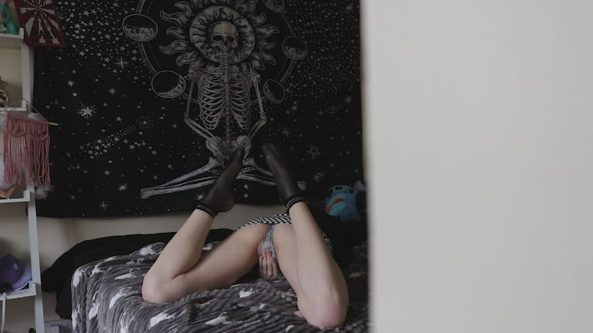 You realised you can fit in your roommates cupboard, and then you realised she's