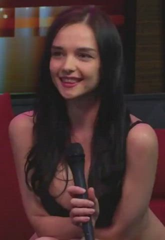clothed cute katie fey non-nude pretty smile ukrainian vertical gif