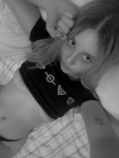 amateur blonde onlyfans softcore underboob underwear rough-sex gif