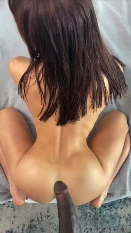 bbc brunette tease gif