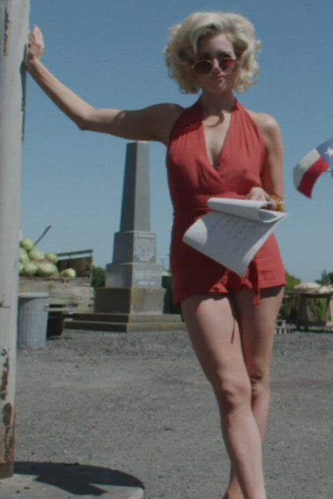 brittany snow celebrity female glasses legs gif
