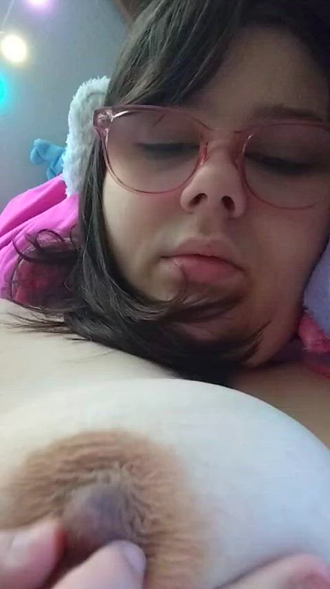 Love playing with my nipples :)