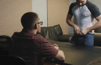 Blooper from Corbin Fisher's "After Hours" staring Max and Beau