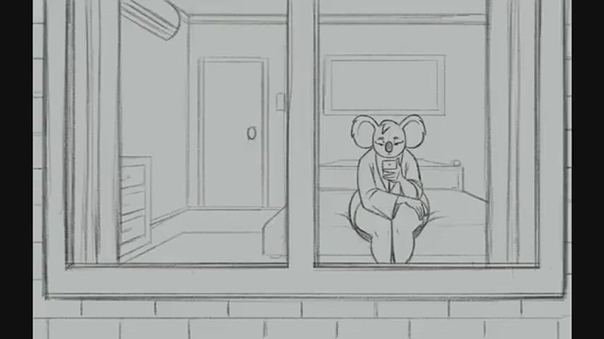 cute doggystyle furry milf thick voyeur gif