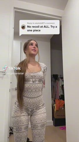 babe bodysuit booty fitness small tits teen tiktok tribute white girl gif