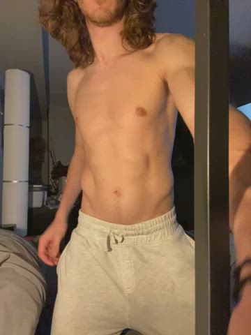 Big Dick Tease Jerk Off gif